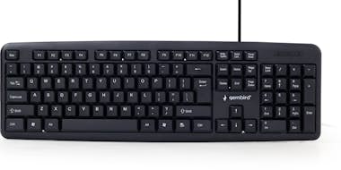 Gembird Gembird KB-U-103-PT teclado USB Portugués Negro