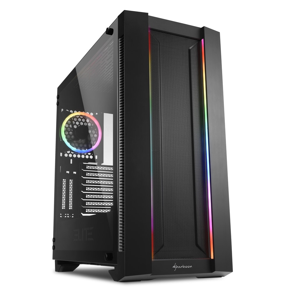 Sharkoon Sharkoon ELITE SHARK CA200M Midi ATX Tower Negro