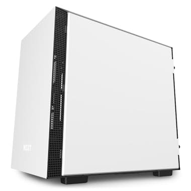 Nzxt H210 Cristal templado usb 3.1 blanco mate caja pc gaming miniitx panel frontal es puerto de tipo lateral preparado para refrigeración soporte radiador blanconegro mitx itx