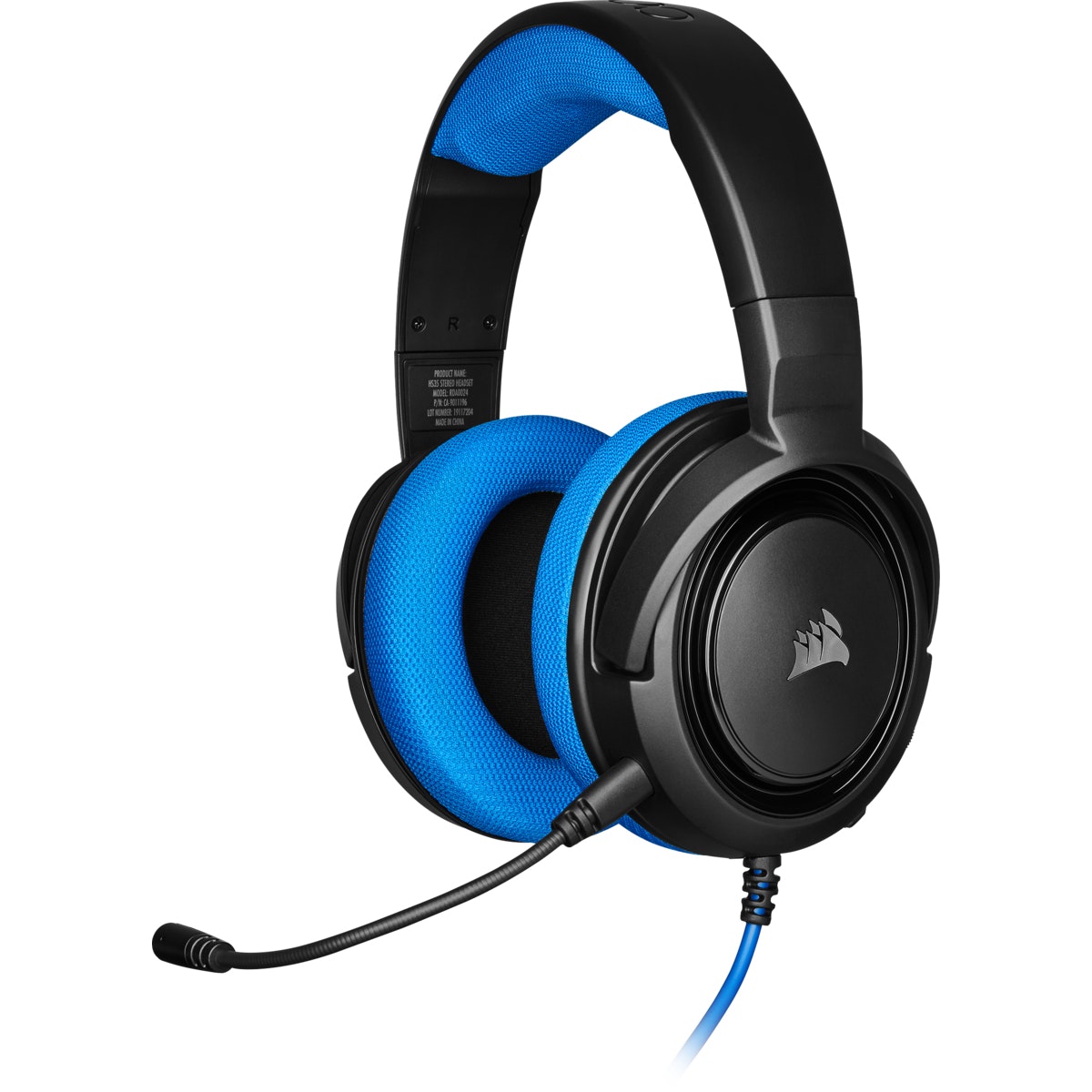 Corsair HS35 Binaural Diadema Negro, Azul