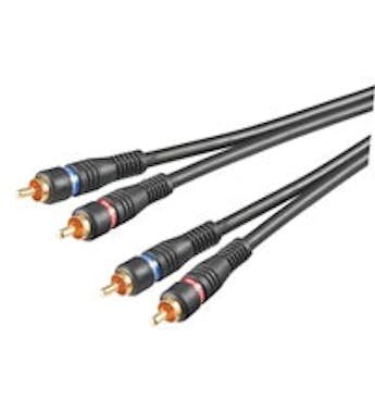 GooBay Goobay AVK 132-020 0.2m cable de audio 0,2 m 2 x R
