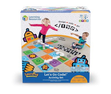 Learning Resources Lets Go Code! Activity Set kit analógico de intro