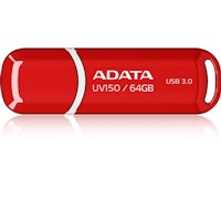 ADATA 64GB DashDrive UV150 unidad flash USB USB tipo A 3.0 (3.1 Gen 1) Rojo