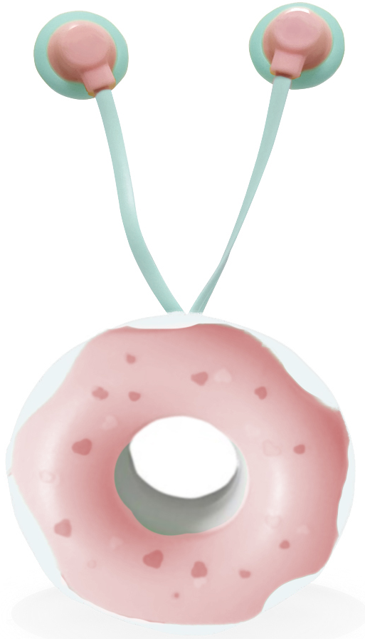 ME! Auriculares Diseño Donuts