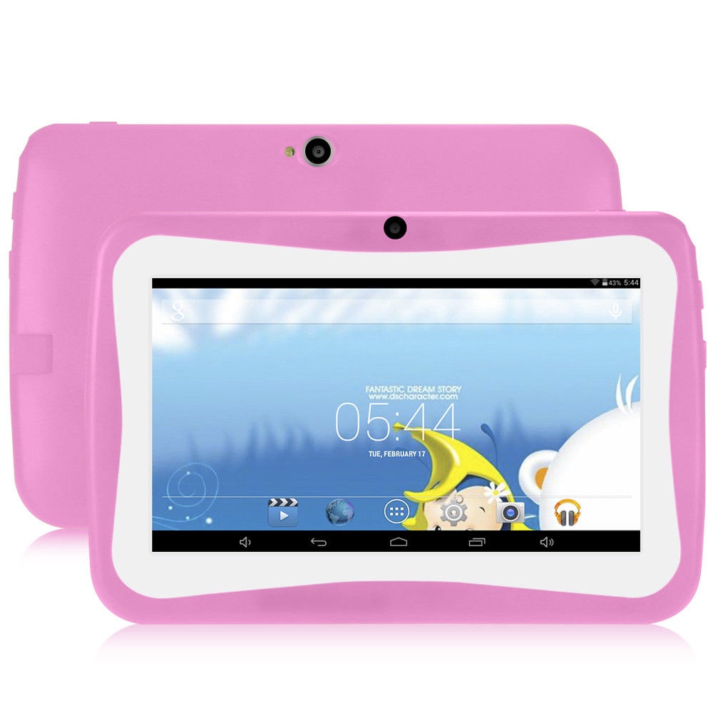 Tableta Infantil Oferta 7 quad core 1gb ram 8gb rom android 5.1 rosa para niños 8 1