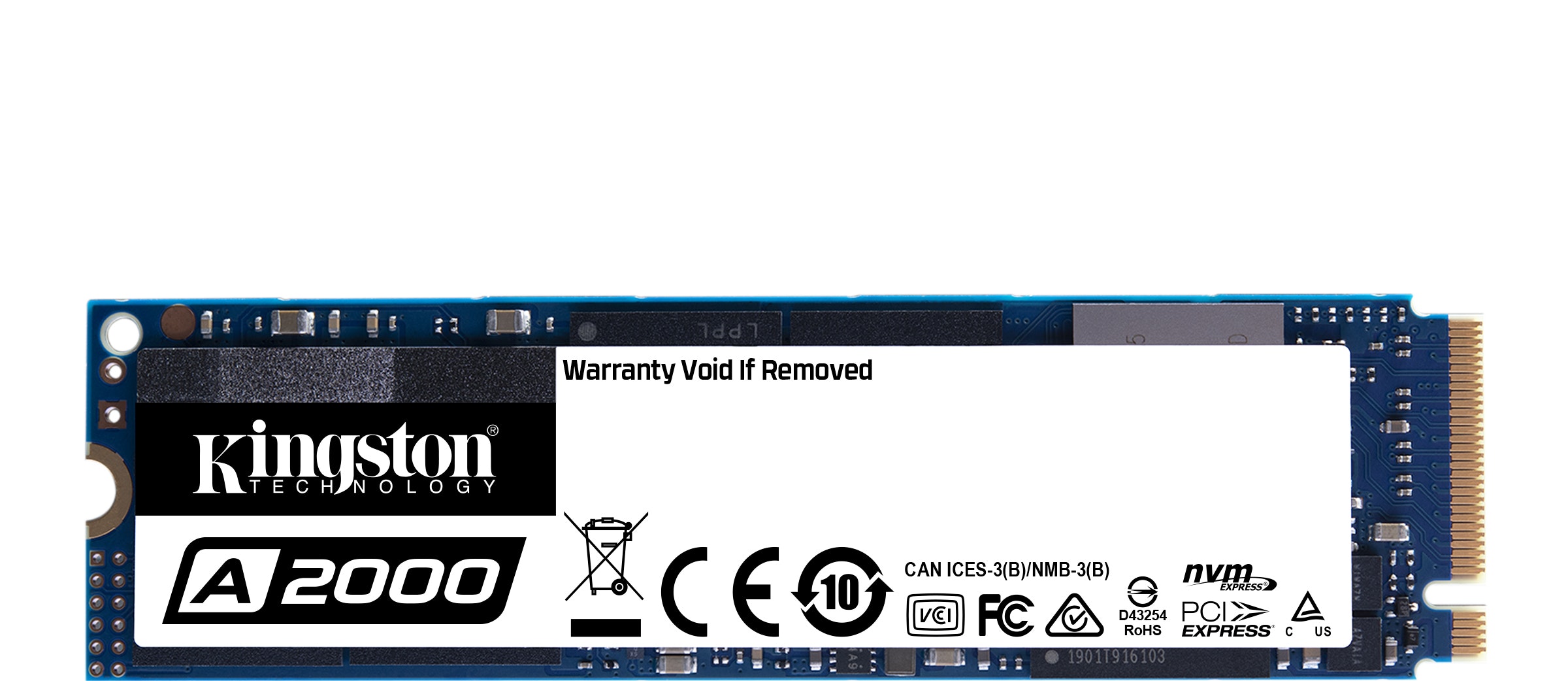 Kingston Technology A2000 M.2 1000 GB PCI Express 3 NVMe