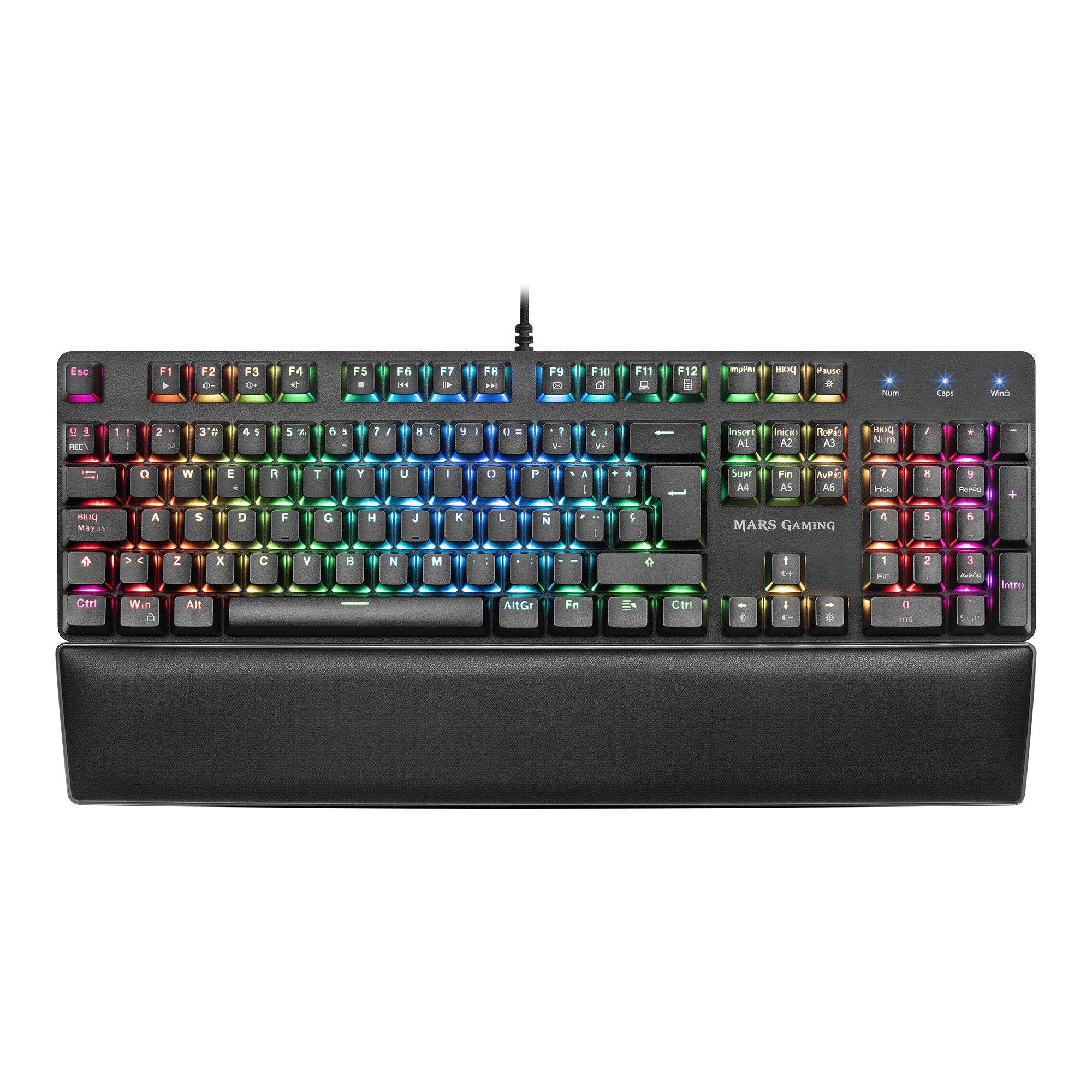 Mars Gaming MK5 teclado USB QWERTY Español Negro