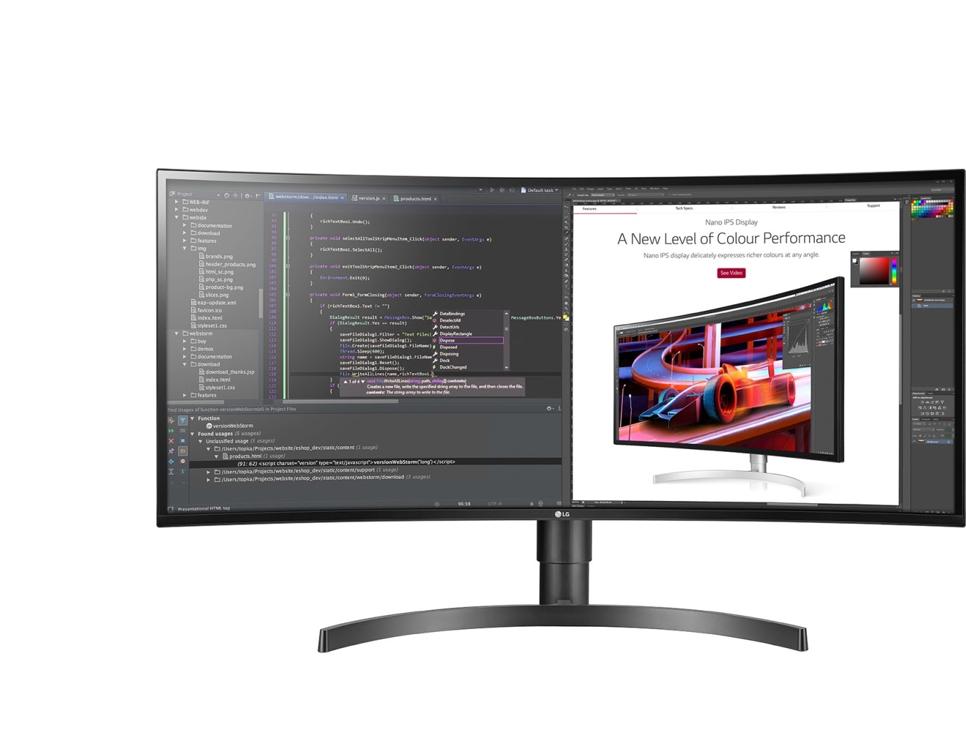 LG 34WL85C-B pantalla para PC 86,4 cm (34) 3440 x 1440 Pixeles UltraWide Quad HD LED Curva Mate Negro