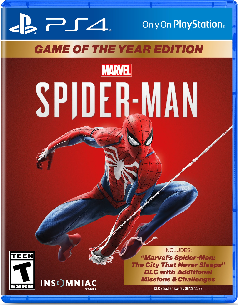 Marvel Spider-Man: Ed. Juego del año (PS4)