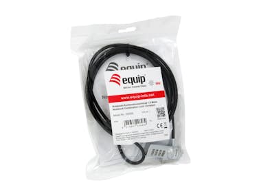 Equip Equip 245400 cable antirrobo Negro 1,8 m