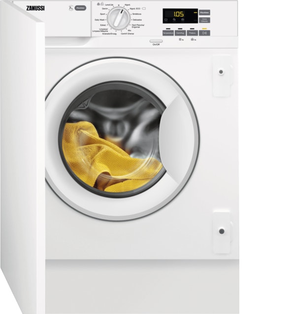 Zanussi ZWI712UDWA lavadora Integrado Carga frontal Blanco 7 kg 1200 RPM A+++