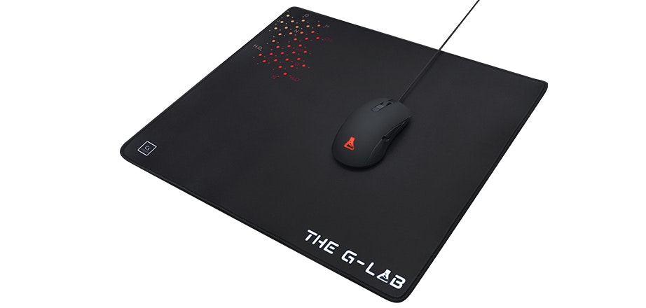 The G-Lab PAD CAESIUM Negro, Multicolor Alfombrilla de ratón para juegos