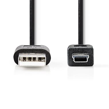 Nedis Nedis CCGT60300BK10 cable USB 1 m 2.0 USB A Mini-U