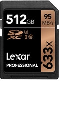 Lexar Lexar Professional 633x memoria flash 512 GB SDXC
