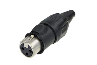 Neutrik Neutrik NC3FX-TOP adaptador de cable XLR Negro
