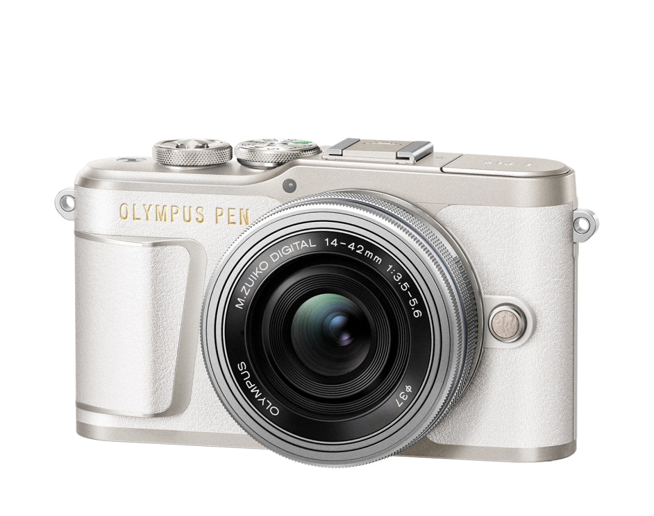 Olympus PEN E-PL9 + 14-42mm F3.5-5.6 EZ MILC 16,1 MP Live MOS 4608 x 3456 Pixeles 4/3 Blanco