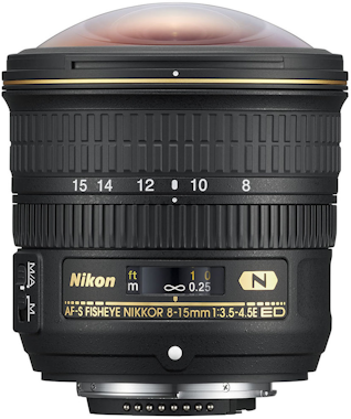 Nikon AF-S FISHEYE NIKKOR 8-15mm f/3.5-4.5E ED