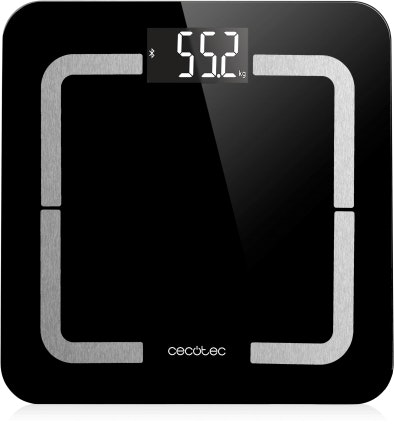 Cecotec 04090 báscula de baño Báscula personal electrónica Plaza Negro