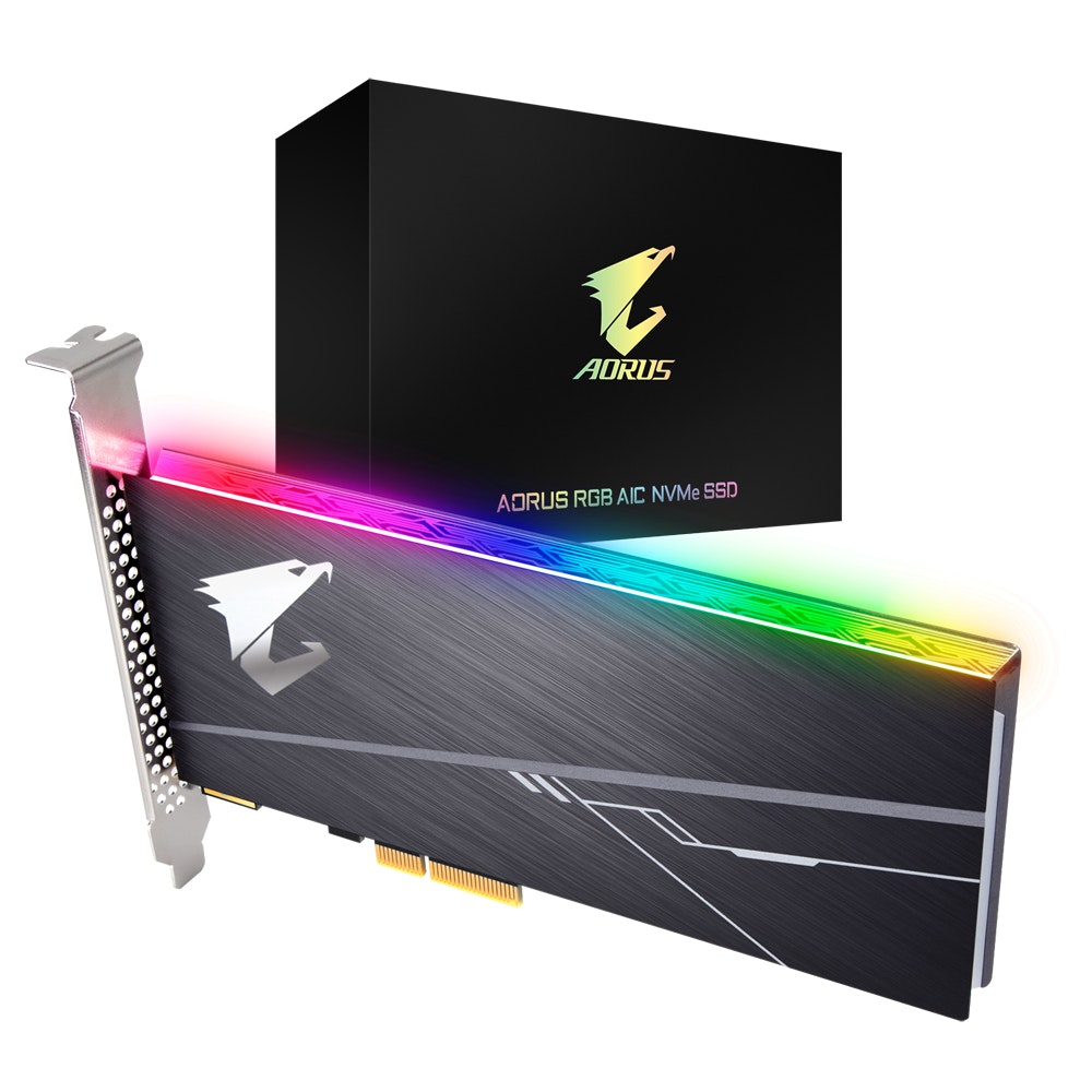 Aorus Rgb Aic nvme 512gb ssd gigabyte technology disco duro pcie x4 3.0x4 512 3 3d