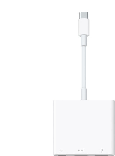 Apple MUF82ZM/A adaptador de cable USB-C HDMI/USB Blanco