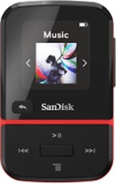 SanDisk Sandisk Clip Sport Go Reproductor de MP3 Negro, Ro