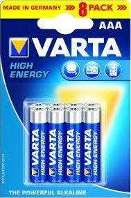 Varta High Energy AAA Batería de un solo uso Alcalino