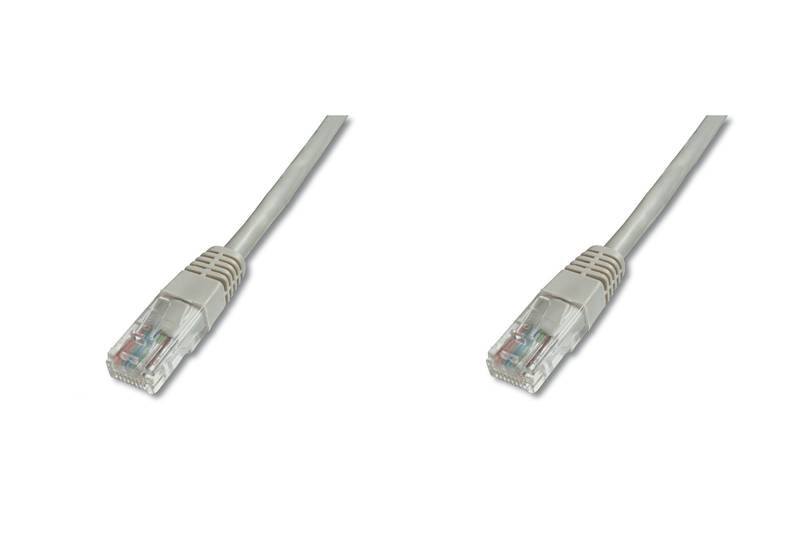 Digitus Digitus Cat6 UTP 10m cable de red U/UTP (UTP) Gris