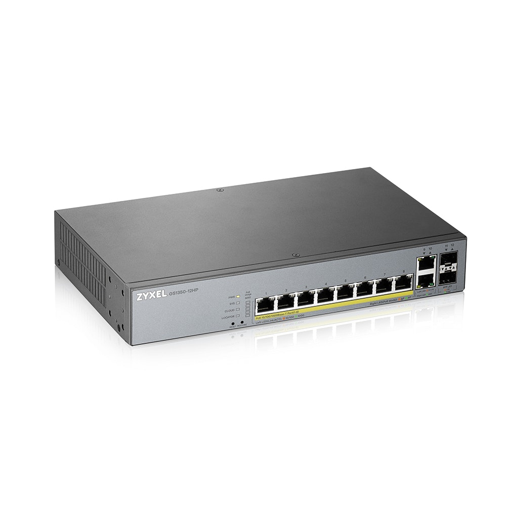 ZyXEL Zyxel GS1350-12HP-EU0101F switch Gestionado L2 Gig