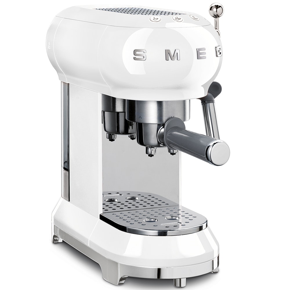 SMEG Smeg ECF01WHEU cafetera eléctrica Encimera Máquina espresso 1 L Semi-automática