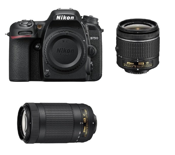 Nikon NIKON D7500 KIT AF-P 18-55MM F3.5-5.6G VR + AF-P 7