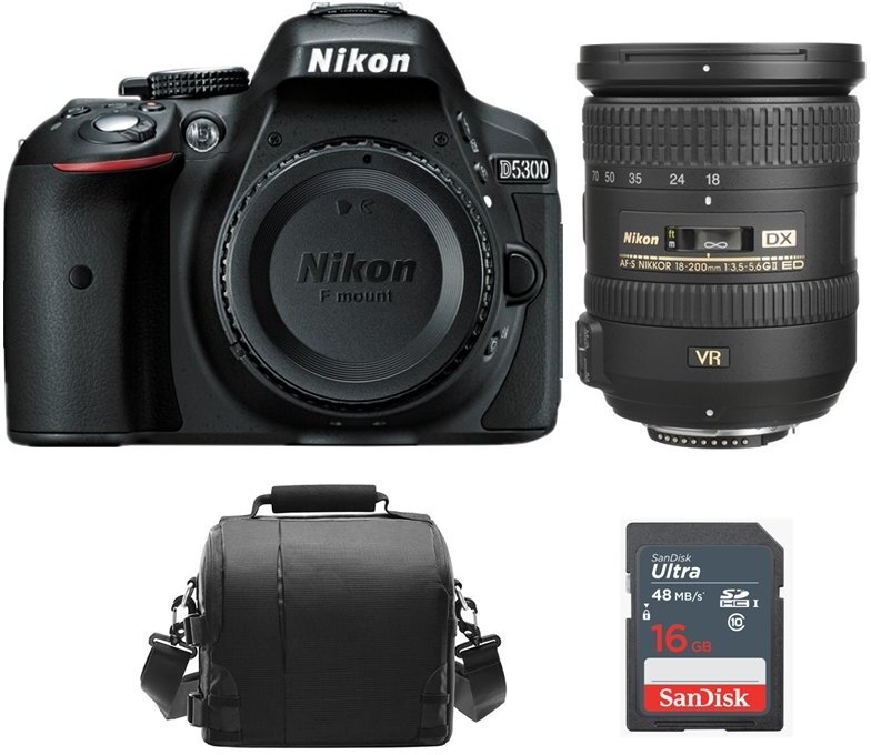 Nikon NIKON D5300 + AF-S 18-200MM F3.5-5.6G ED VR II DX