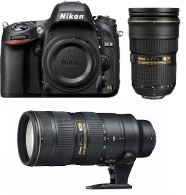 Nikon NIKON D610 + AF-S 24-70MM F2.8G ED + AF-S 70-200MM