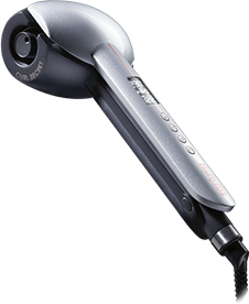 Babyliss BaByliss C1600E Utensilio de peinado Rizador de pelo automático Caliente Negro, Plata