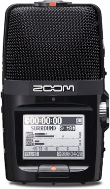 Zoom Zoom H2N dictáfono Tarjeta flash Negro