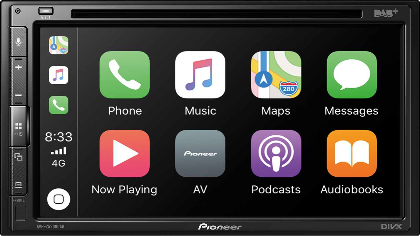 Pioneer Avhz5200dab Receptor multimedia para coche negro bluetooth bluetoothcdspotifyandroidios 6.8