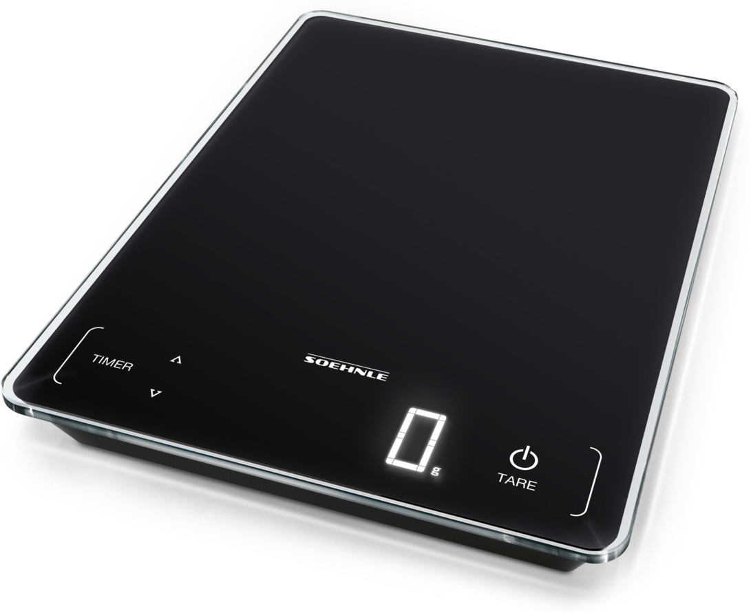 Soehnle De Cocina page profi 100 peso digital negro con sensor touch balanza hasta 15 kg capacidad 1 g 15kg 1g 0861506