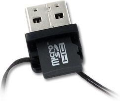 Integral microSD Card Reader Lector