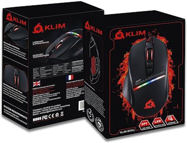 KLIM KLIM Skill Ratón Gaming de Alta Precisión USB - DP