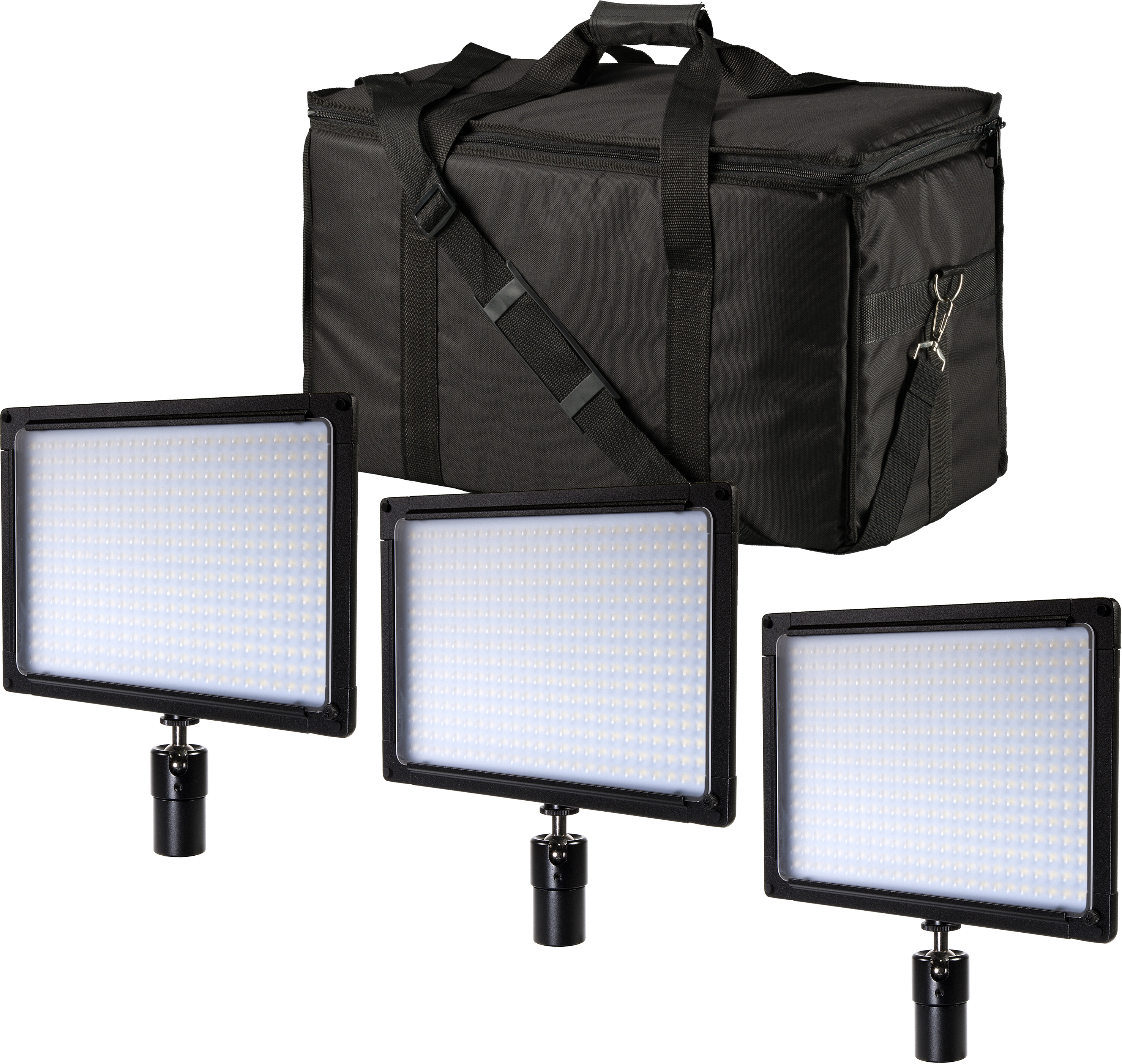 Bresser KIT DE 3 PANTALLAS LED 2500L SH-360