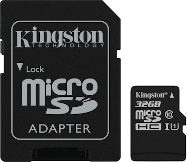 Kingston microSDHC 32GB Canvas Select con adaptador SD