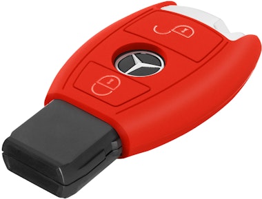 Compra Avizar Funda llave de coche - Rojo p. Mercedes A200, B200, C180,  G500, SL400, GLA200