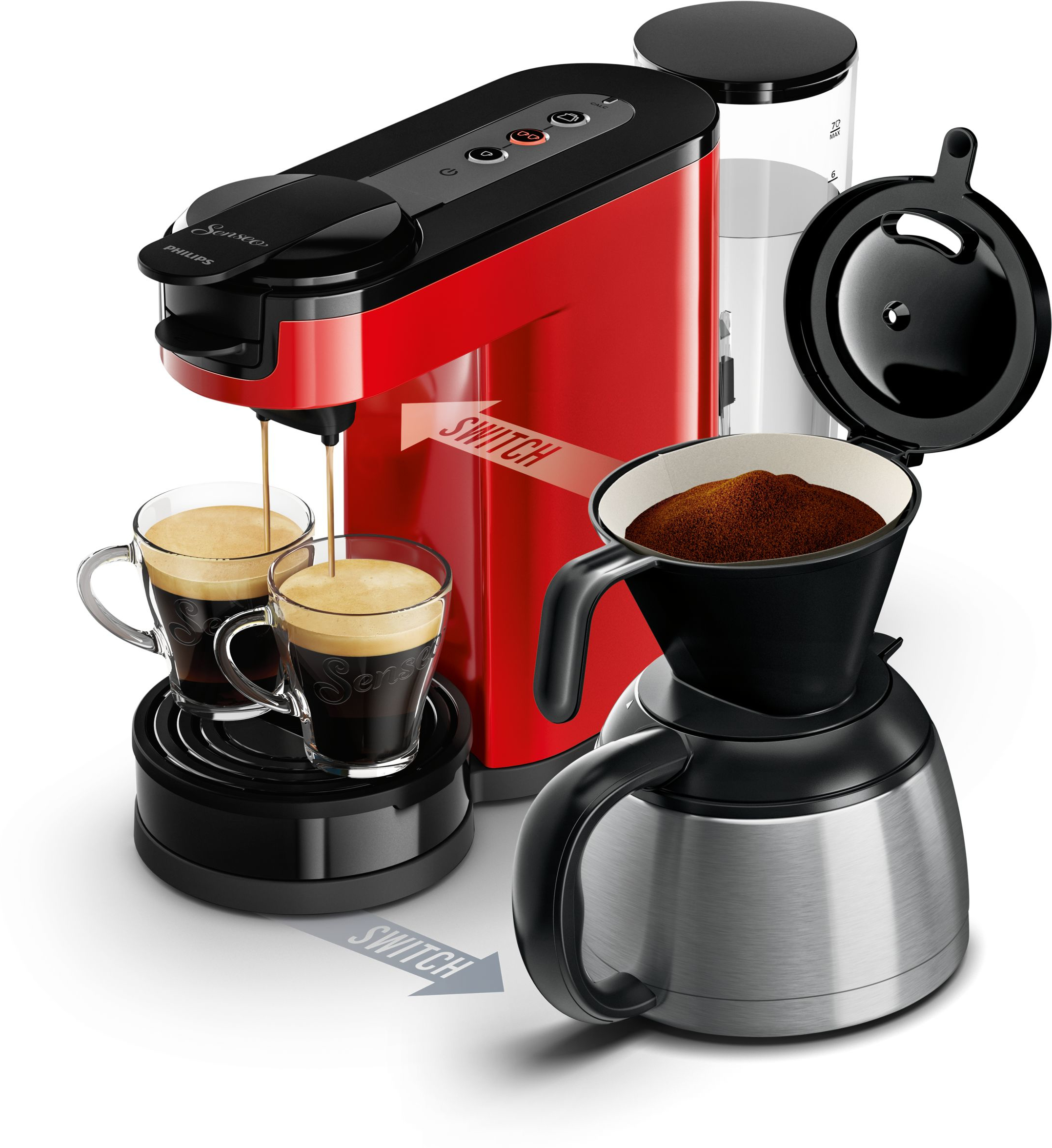 Philips Senseo HD7892/81 cafetera eléctrica Cafetera combi