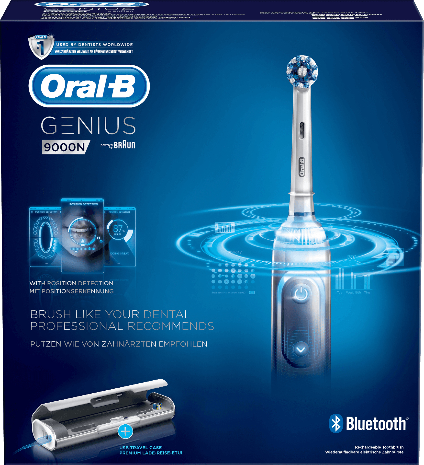 Compra Oral B Genius 9000 Adulto Cepillo dental oscilante Blanco