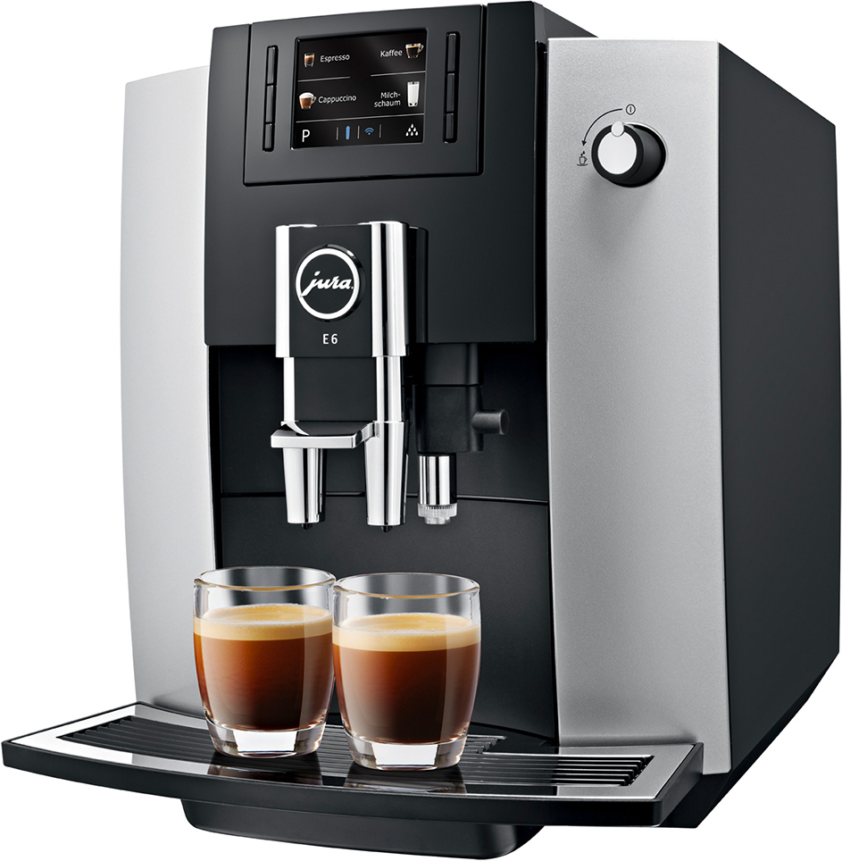 jura JURA E6 Platina Máquina espresso 1,9 L Totalmente automática