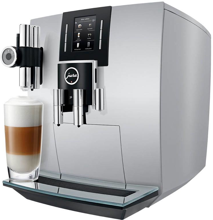 jura JURA J6 Brilliant Silver Máquina espresso 2,1 L Totalmente automática