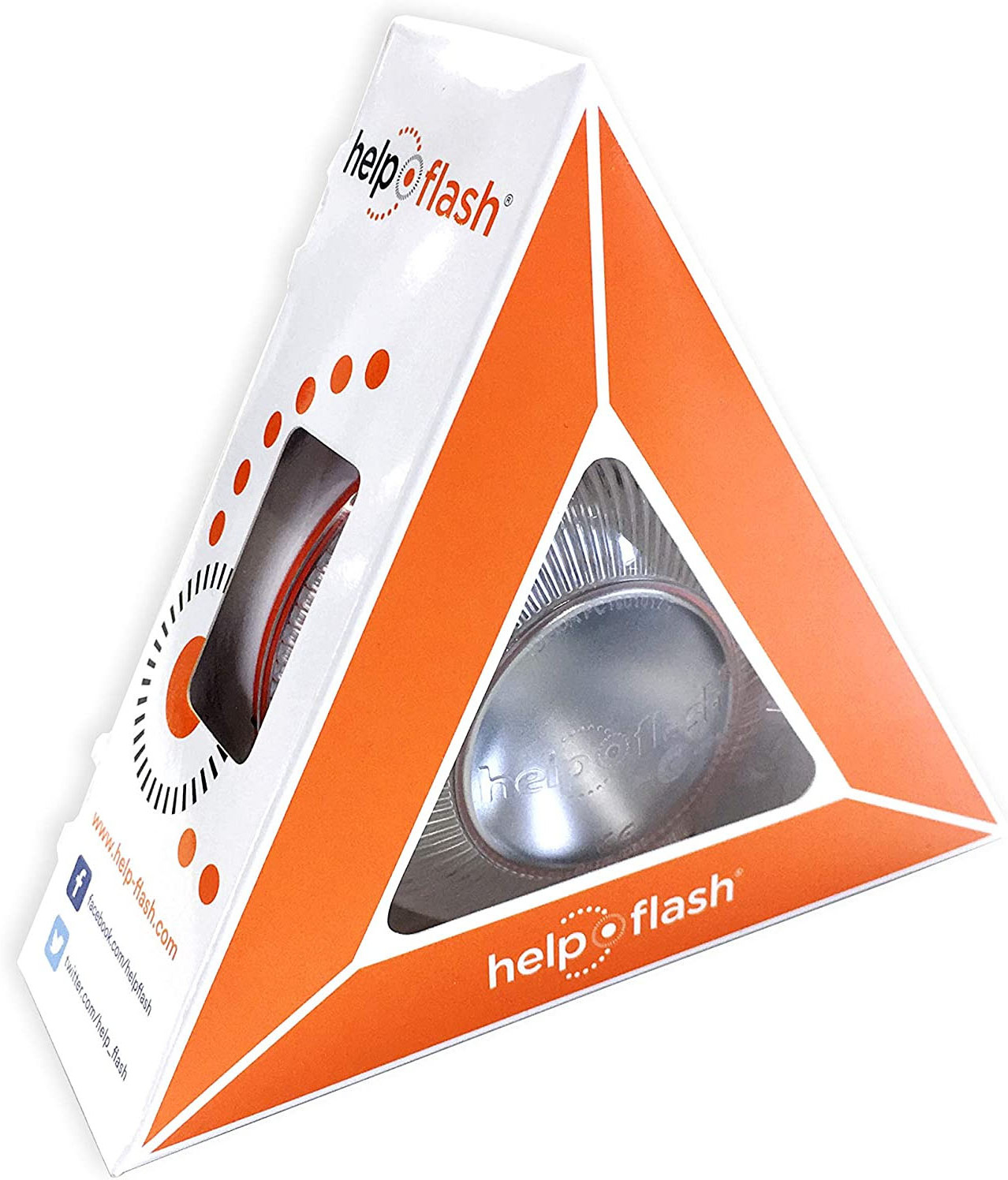 Help Flash HELP FLASH LUZ DE EMERGENCIA HOMOLOGADA DGT AUTÓNOMA SEÑAL 16V DE PRESEÑALIZACIÓN DE PELIGRO