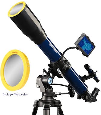 Bresser Telescopio Skylux 70/700 con adaptador para Smartp