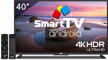 NPG Televisor 40"" LED Smart TV Android Ultra HD 4K +