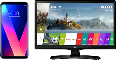 LG V30 + TV LG 28MT49s