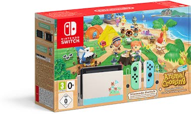 Consola Nintendo Switch animal crossingnew horizons new 6.2 joycon azul y verde limitada hw 32 gb videoconsola negro 158 cm